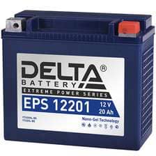 Мото АКБ Delta EPS 12201 18 A/ч (310А) о/п Nano-GEL (YTX14-BS, YTX14H-BS) 176х87х154 Китай